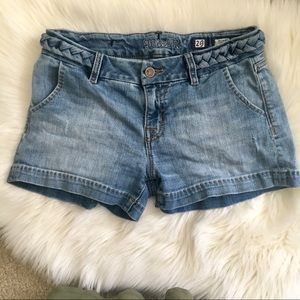 Miss Me denim mid rise shorts
